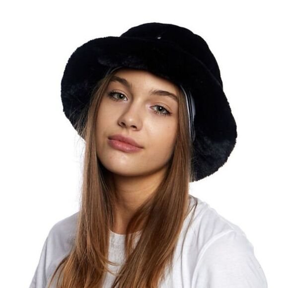 Kangol Womens Furgora Casual Bucket Hat Black - Picture 1 of 12